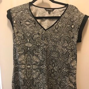 Silky Paisley Top From Express
